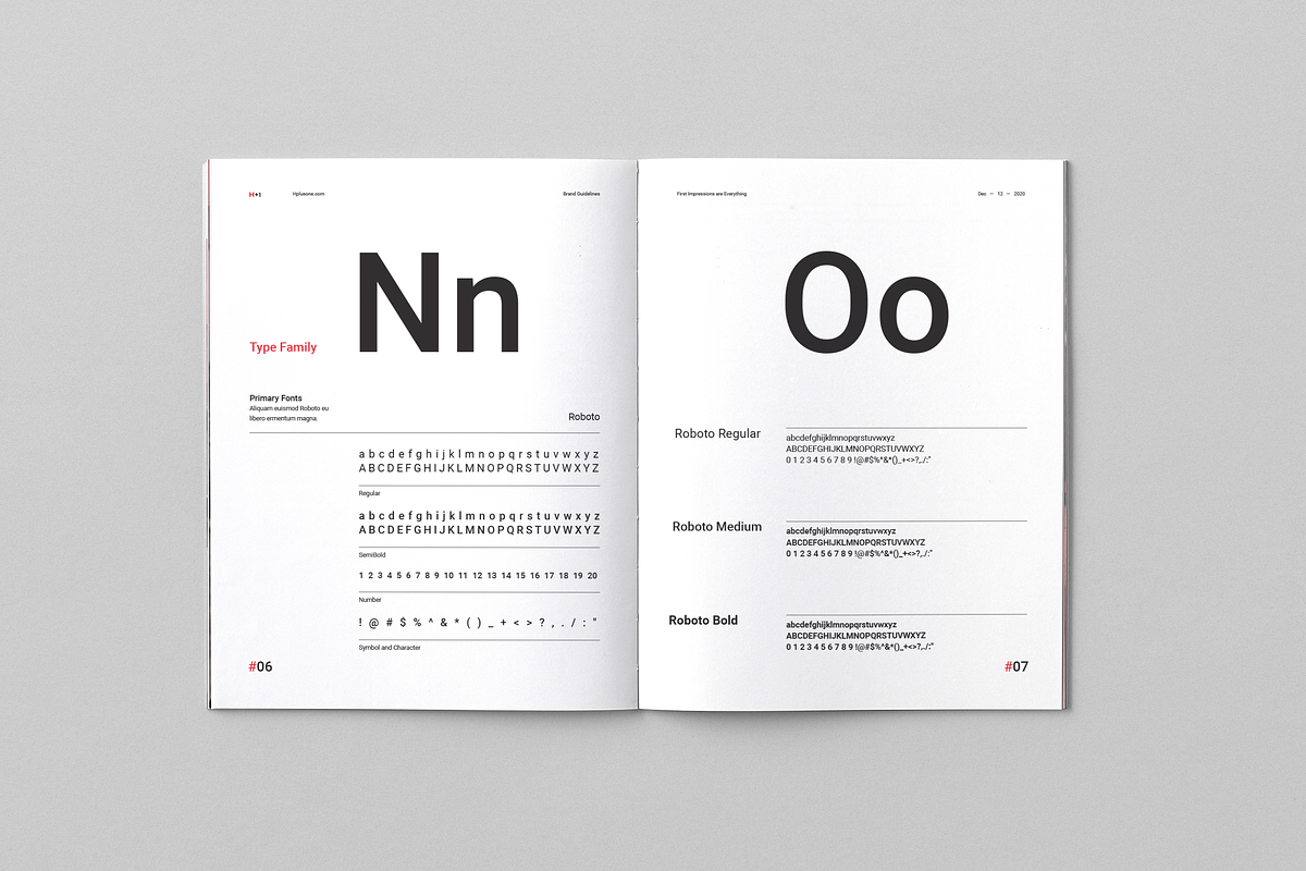 Brand Guidelines, a Brochure Template by BOXKAYU (Photo 7 of 15)