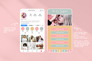 Pastel Link in Bio Template, a Landing Page Template by SunshineStudioBoutique (Thumbnail 5 of 9)
