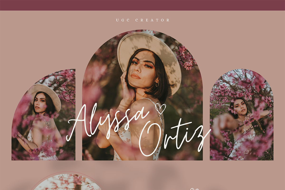 Canva UGC Portfolio Website Template, a Landing Page Template by BLDGtheBoutique (Photo 5 of 5)