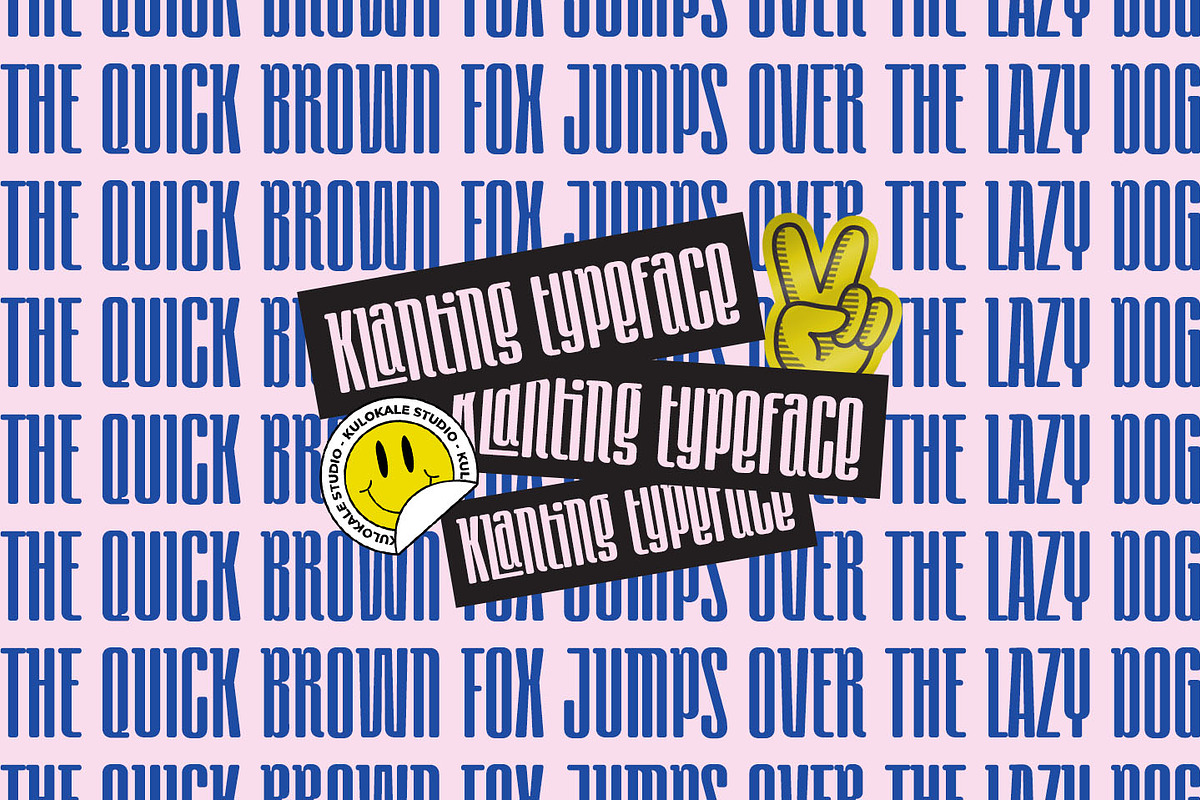Klanting - Condensed Display Font, a Sans Serif Font by Kulokale (Photo 10 of 10)