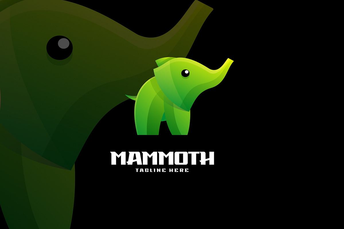 Mammoth Gradient Colorful Style., a Branding & Logo Template by ModalTampang