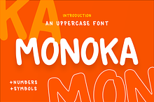 Monoka - Handwritten Uppercase Font