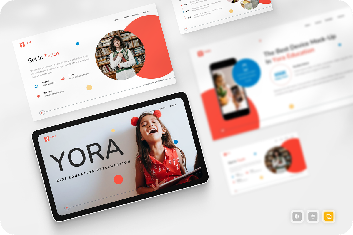 Kids Education Google Slide, a Presentation Template by Annora Studio (Photo 1 of 5)