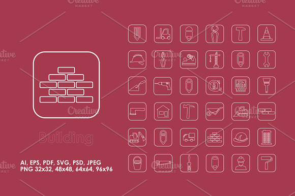 36 Building Simple Icons
