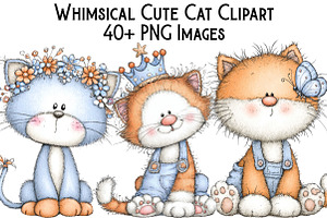 Whimsical Cute Cat Sublimation, an Illustration by Pixels.Craft