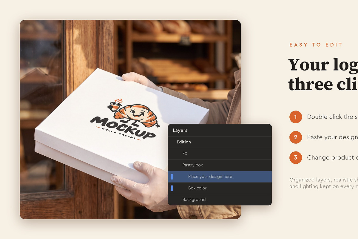 Bakery Branding Mockup Collection, a Packaging Mockup by Motion-Box (Photo 3 of 4)