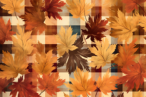 Autumn Plaid Pattern