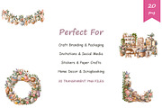 Watercolor Pottery Clipart, a Decorative Illustration by BerryPieArt (Thumbnail 4 of 4)