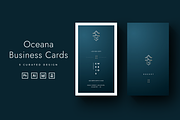 Oceana - Exclusive Business Cards, a Business Card Template by Ctrl space studio (Thumbnail 1 of 9)