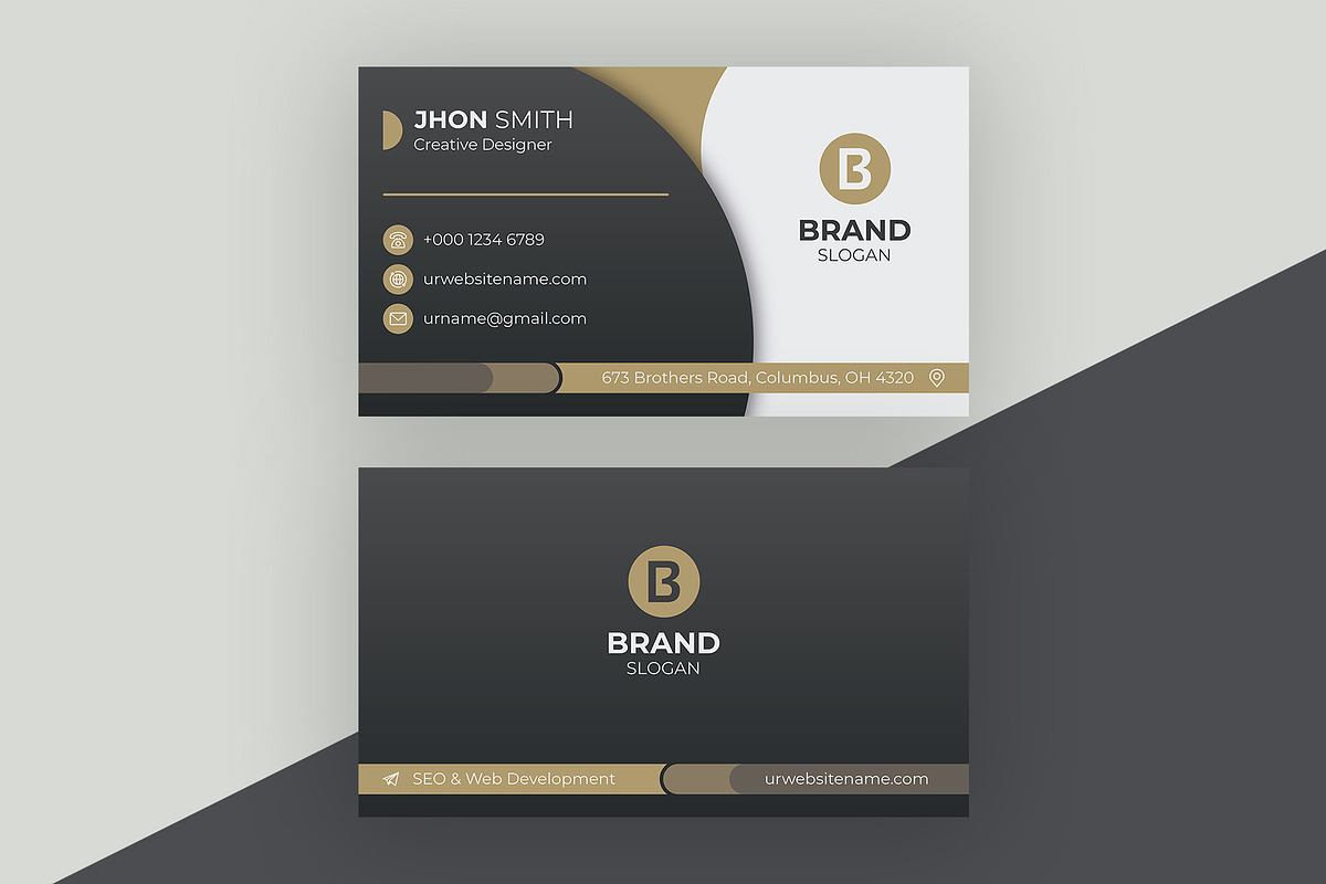 Elegant Business Card Template, a Business Card Template by GFXCity (Photo 2 of 3)