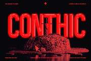 Conthic, a Sans Serif Font by graphicook (Thumbnail 1 of 10)