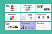 Teal Education Google Slide, a Presentation Template by Neermana (Thumbnail 3 of 5)
