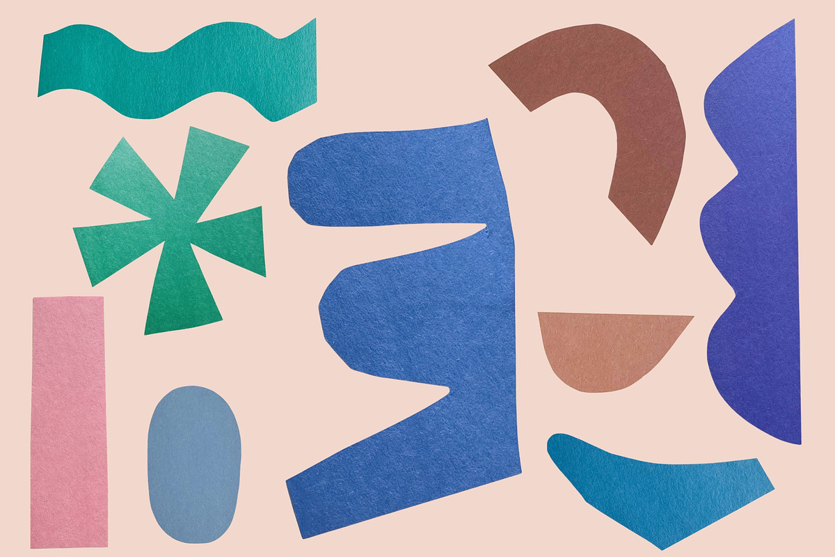 Paper Cut Out Shapes and Words, an Object Graphic by Eryn Rose Design (Photo 9 of 18)