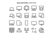Bold Line Icons, an Outline Icon by Howcolour (Thumbnail 23 of 151)