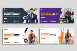 Digital Marketing Social Media Cover, a Social Media Template by nandinigraphics