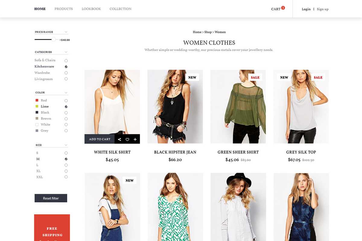 Warehouse PSD eCommerce template, a Websites & App Template by Digipieces (Photo 5 of 17)