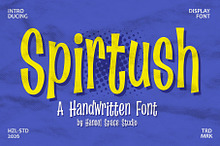 Spirtush - A Handwritten Font