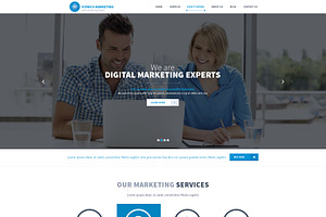 Iconic Marketing PSD Landing Page