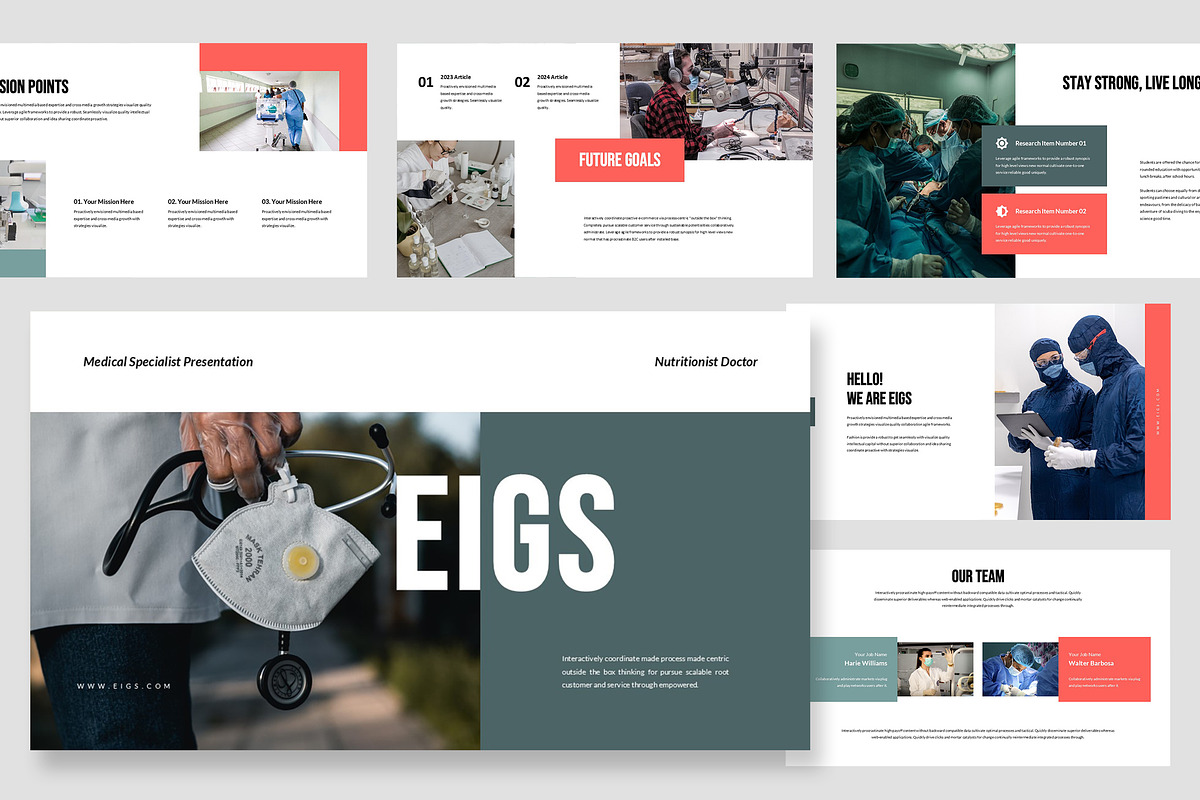 Eigs : Wellness Brand Google Slides, a Presentation Template by Punkl Camp (Photo 1 of 16)