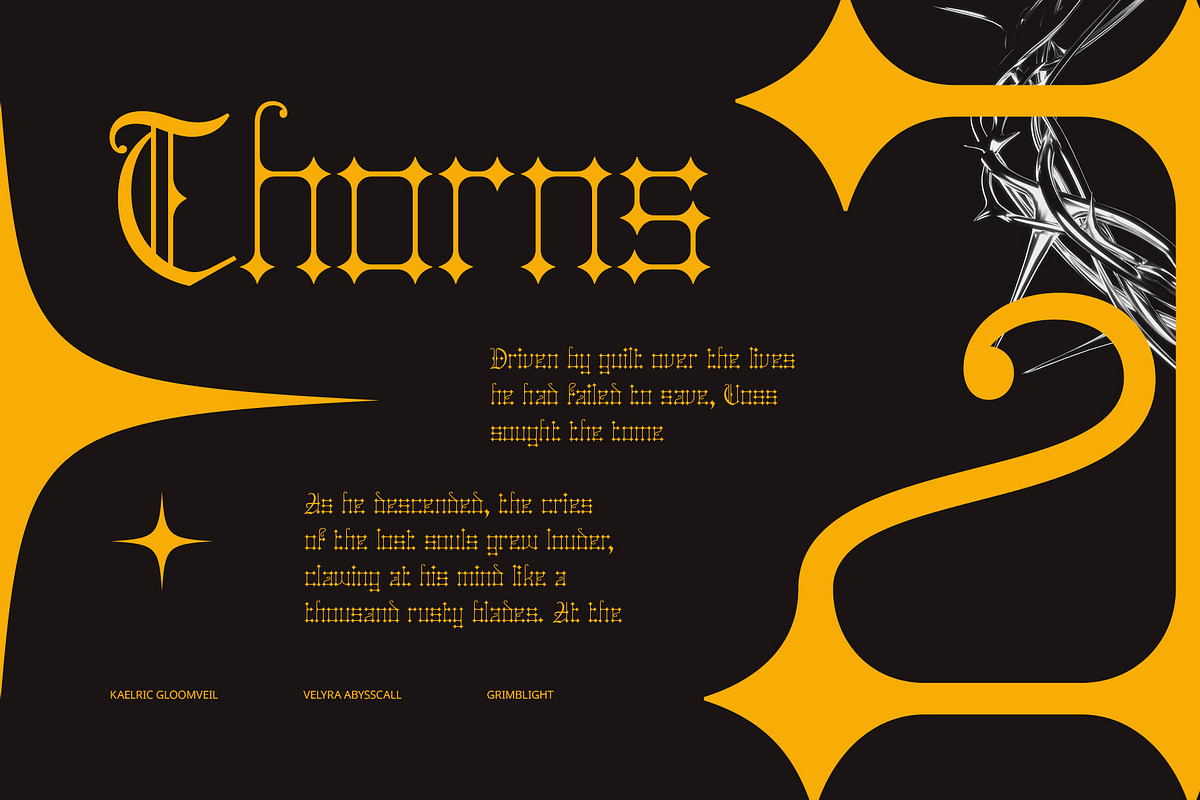 CS Bastille – Blackletter Font, a Blackletter Font by Craft Supply Co. (Photo 3 of 8)
