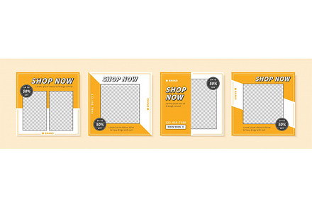 Retro style social media template, a Brochure Template by TotallypicRF