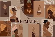 Black Female, a Decorative Illustration by EasyArt (Thumbnail 1 of 9)