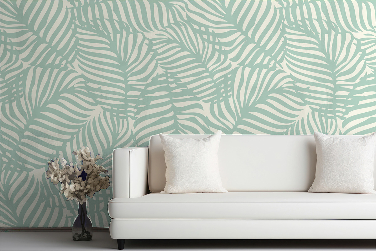 Subtle Plam Leaves, a Wallpaper Graphic by MalyskaStudio (Photo 2 of 5)