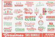 Christmas SVG Bundle – 46 Designs, an Object Graphic by BeeCraftR (Thumbnail 20 of 20)