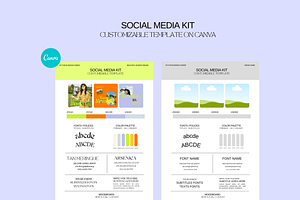 Modern Social Media Guide KIT CANVA