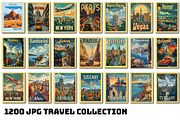 Travel Poster Wall Art Bundle, a Wallpaper Photo by Chipshpow Graphics (Thumbnail 2 of 8)