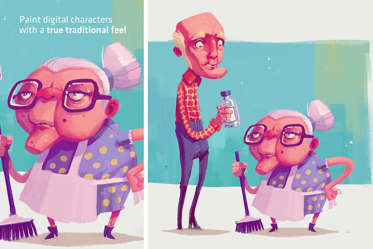 Nomad V.2 - Brush Pack for Procreate, a Brush Add-On by Frankentoon Store (Photo 4 of 6)