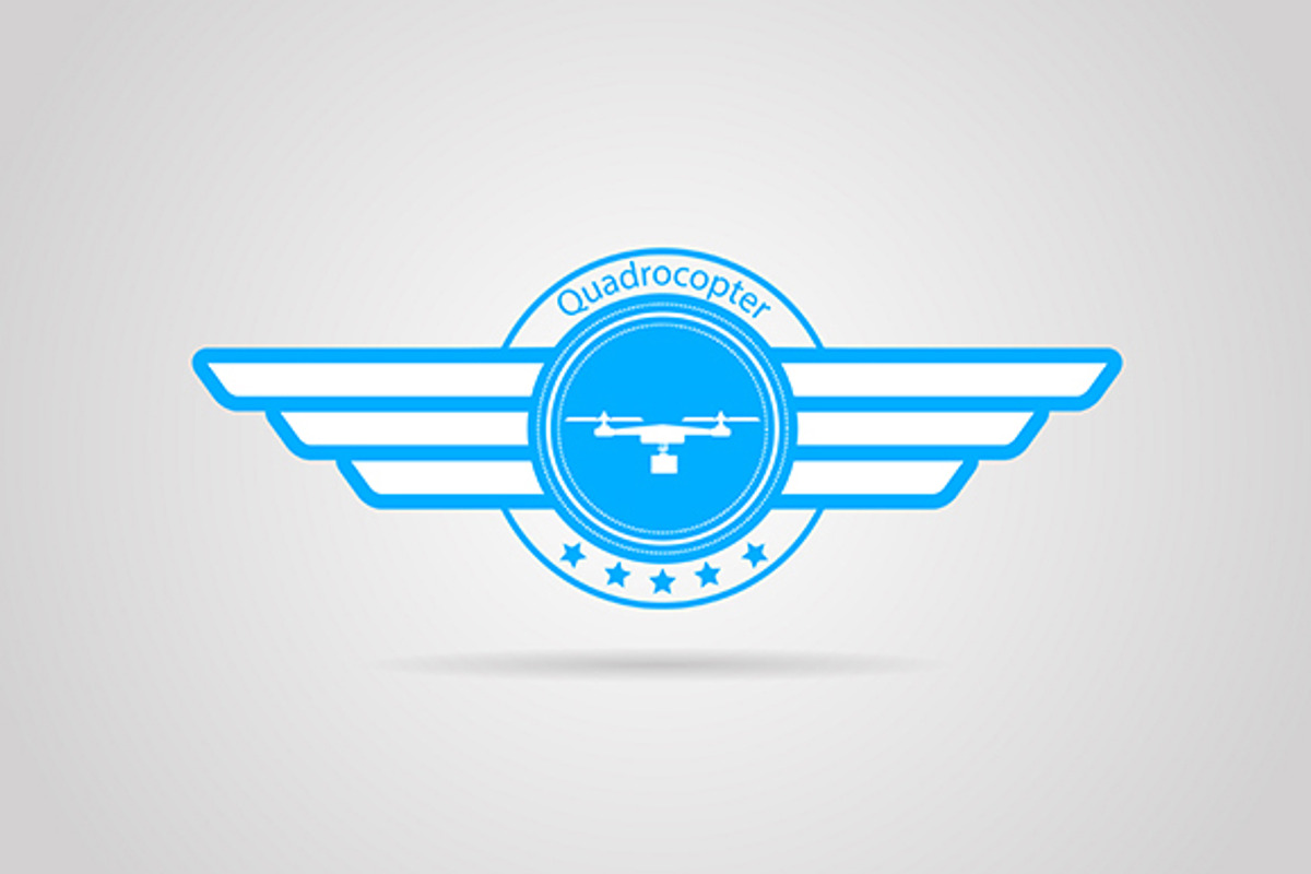 Quadrocopter logotype, a Branding & Logo Template by YershovOleksandr