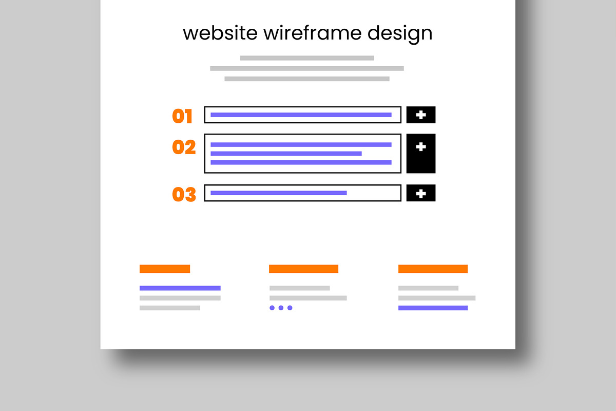 Website Wireframe Template UX UI preview 6