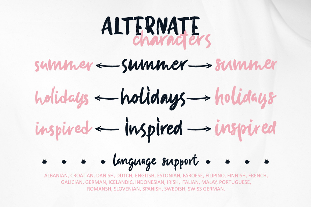 NEW! Insouciance Brush Script preview 5