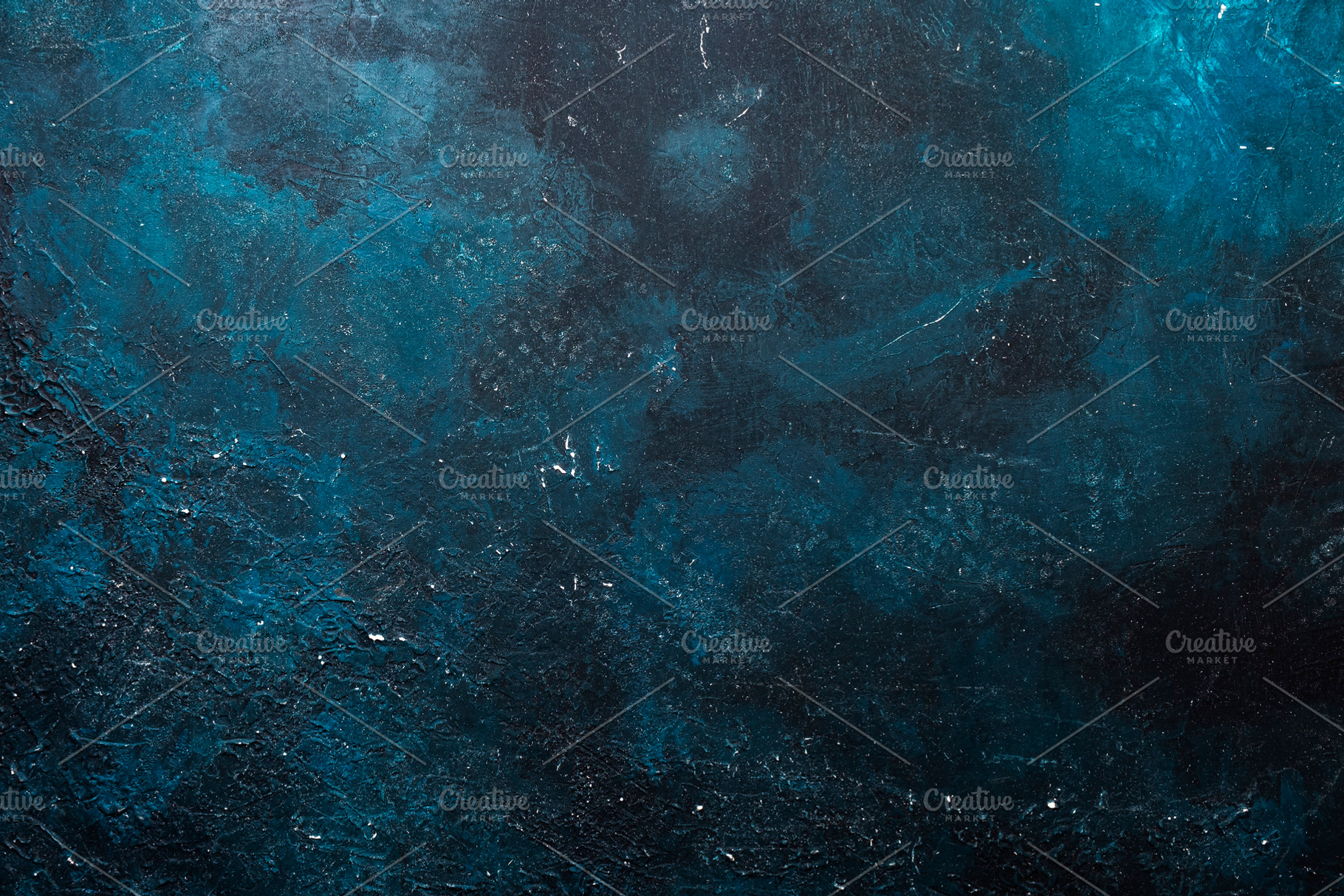 Blue old scratched painted texture or background with grain elem, an Abstract Photo by 5PH
