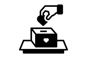 Free liberated solid icon, a Solid Icon by Creative priyanka