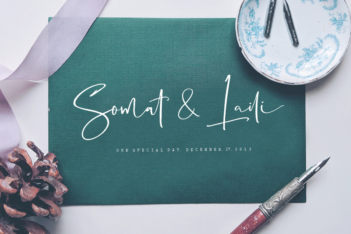 Boisterous Signature, a Script Font by Dhan Studio (Photo 17 of 24)
