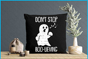 Lazy Halloween Ghost Boo SVG, an Object Graphic by Creativeusart (Thumbnail 4 of 4)