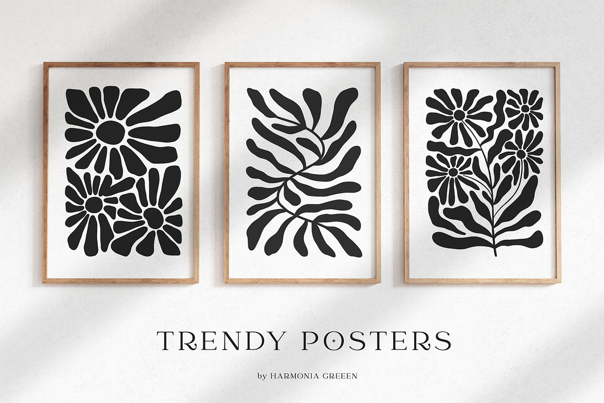 Modern abstract shapes, vector, a Graphic by harmonia_green_art (Photo 2 of 10)