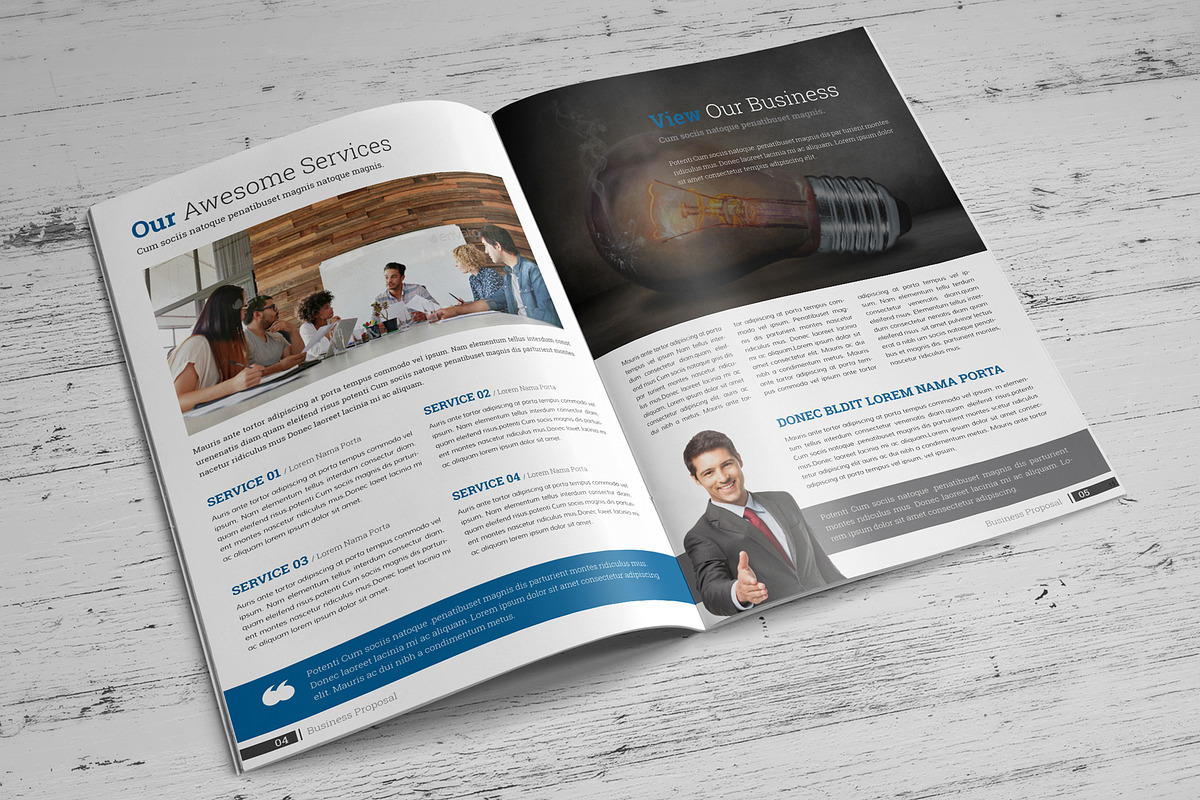 Project Proposal Template V5, a Brochure Template by JanySultana (Photo 3 of 14)