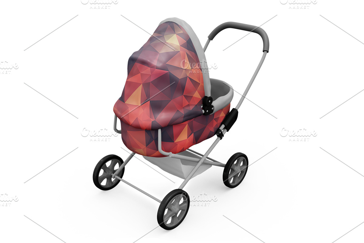 Baby Stroller Mockup, a Mockup by PixelMockup (Photo 17 of 17)