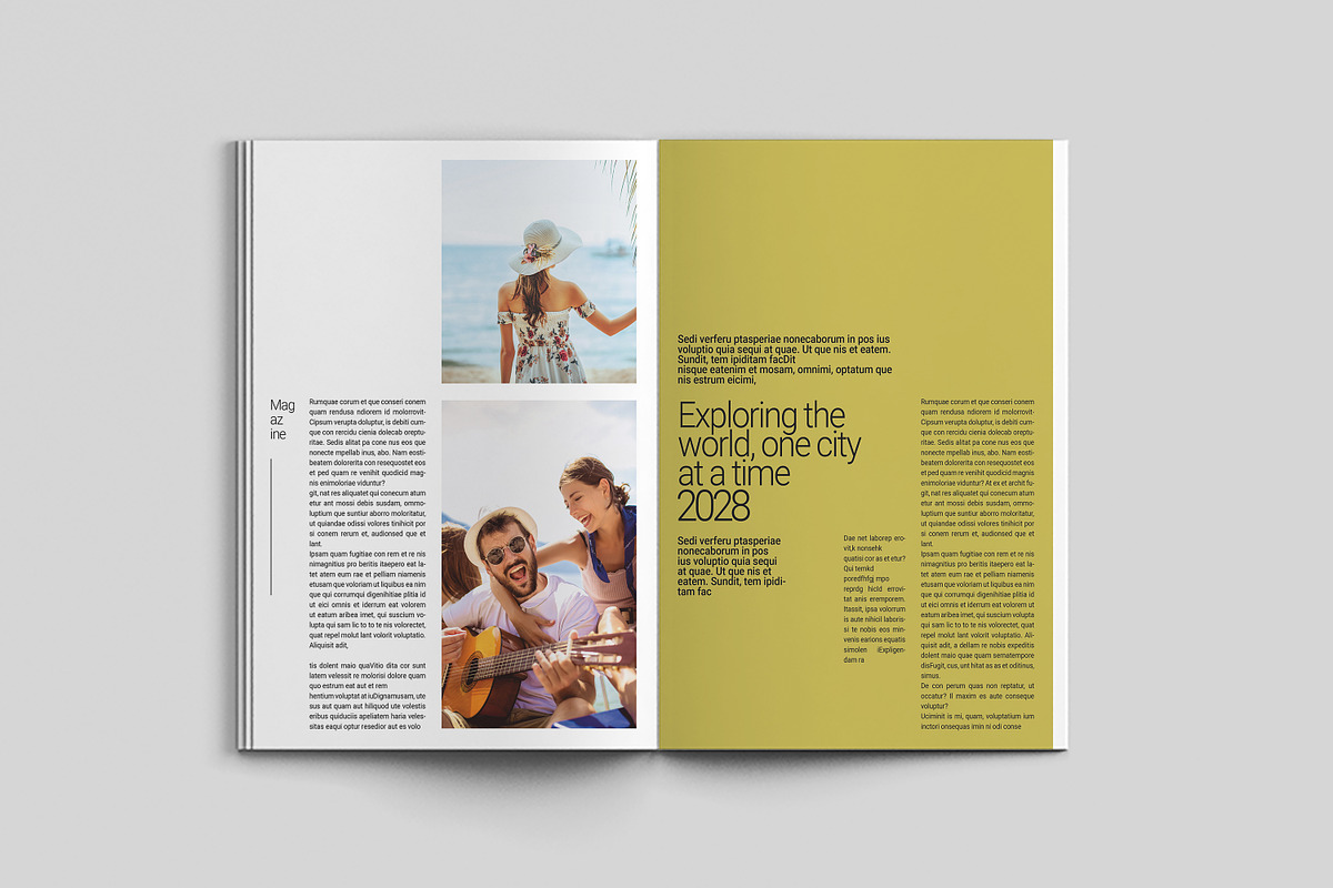 Travel Magazine Template preview 3