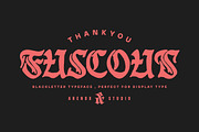 Fuscous – Bold Blackletter Typeface, a Font by Arendxstudio (Thumbnail 12 of 12)