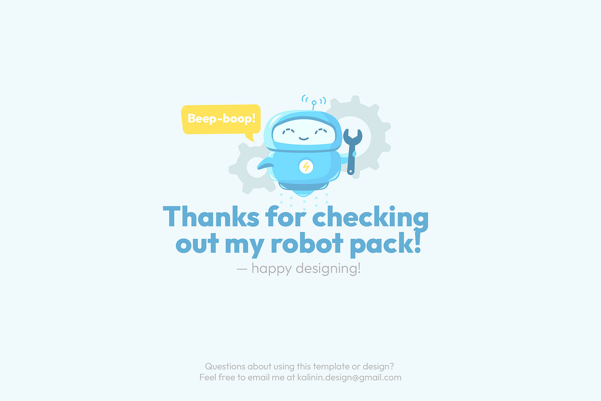 Cartoon Robots Vector Collection, a Technology Illustration by Ilia Design (Photo 10 of 10)