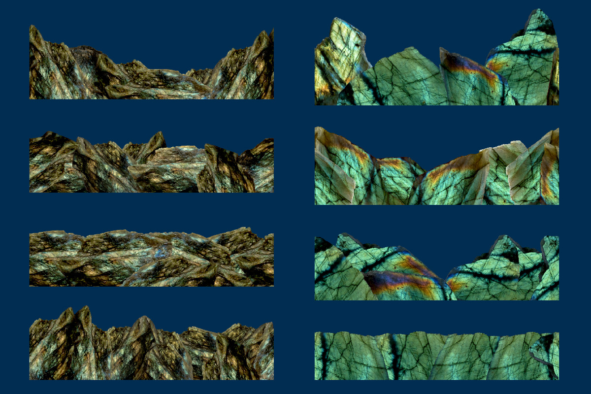 Gemstone Borders - Labradorite, an Object Graphic by Turning Moss (Photo 4 of 6)