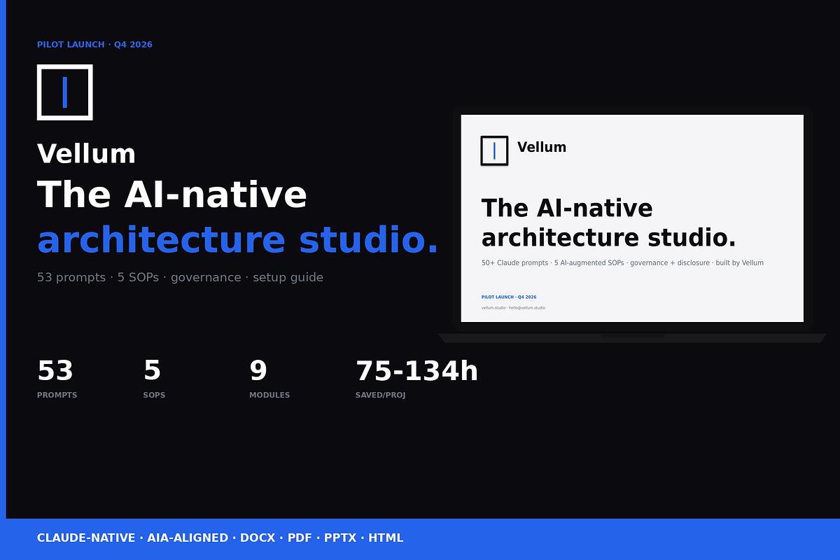 AI Architect Studio · Claude Prompts, a Presentation Template by Just Necessary (Photo 1 of 6)