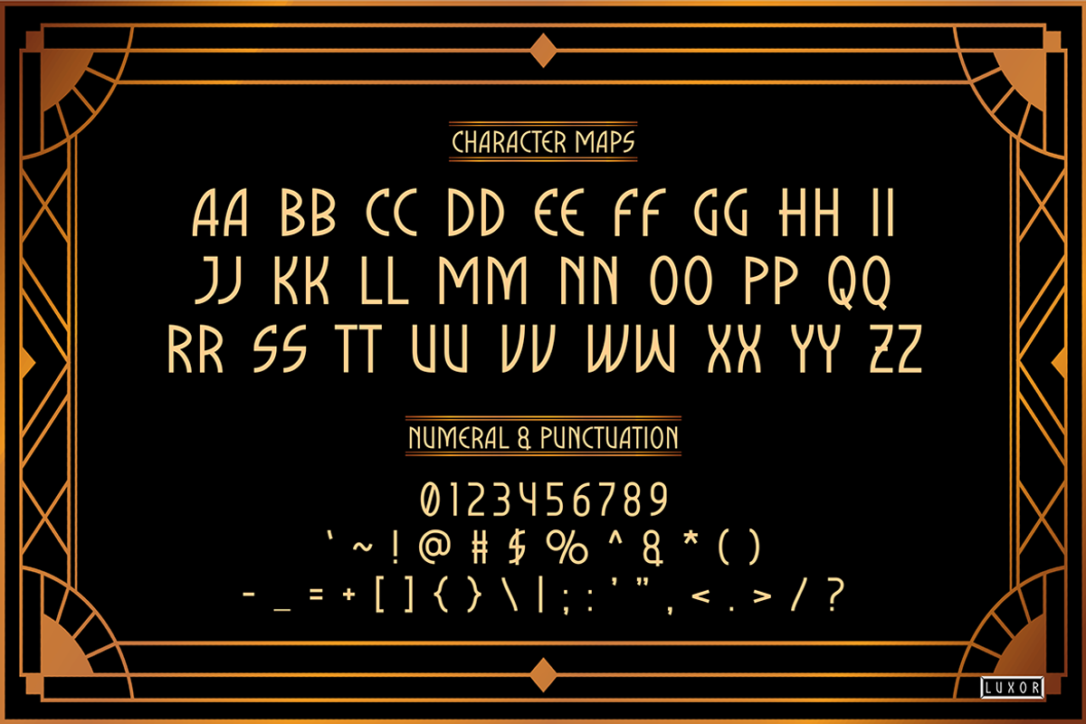 LUXOR, a Sans Serif Font by Pinisi ART (Photo 2 of 11)