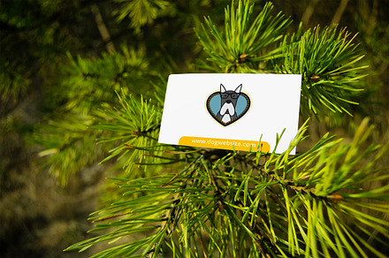 PSD Business Card - Woof You Forever, a Business Card Template by Brandspark Mini