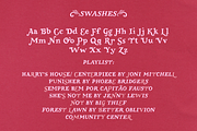 Garden Song serif font and extras, a Serif Font by Ana's Fonts (Thumbnail 5 of 12)