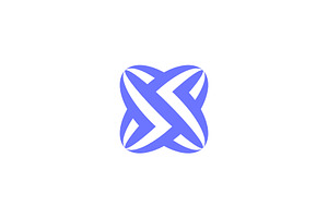 letter S with cross symbol logo, a Branding & Logo Template by Rasagama Studio